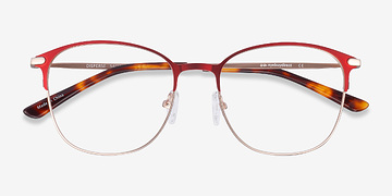 Red Disperse -  Metal Eyeglasses