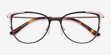 Black Gold Garance -  Fashion Metal Eyeglasses