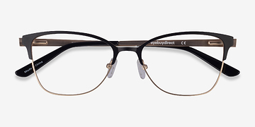 Black Gold Marlena -  Metal Eyeglasses
