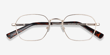 Gold Space -  Vintage Metal Eyeglasses