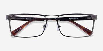 Dark Gunmetal Biloxi -  Metal Eyeglasses