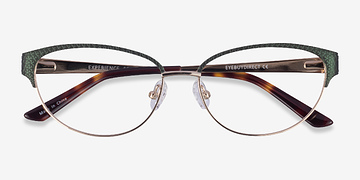 Green Gold Experience -  Colorful Metal Eyeglasses