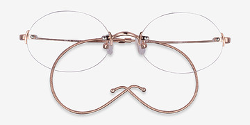 Rose Gold Dotte -  Metal Eyeglasses