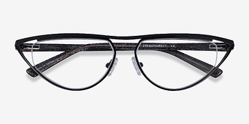Black Loom -  Metal Eyeglasses