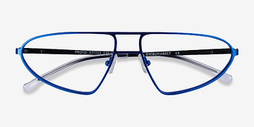 Blue Black Proto -  Metal Eyeglasses