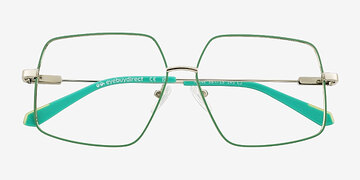 Green Rune -  Metal Eyeglasses