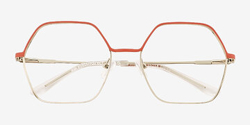 Coral Gold Mayfield -  Metal Eyeglasses