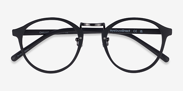 Matte Black/Gunmetal Chillax -  Fashion Plastic Eyeglasses