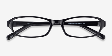  Black  Adept -  Classic Plastic Eyeglasses