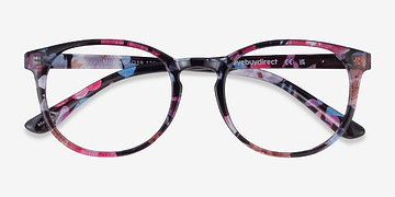 Pink Floral Muse -  Fashion Plastic Eyeglasses