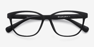Matte Black Moody -  Classic Plastic Eyeglasses