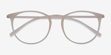 Matte Clear Dialogue -  Fashion Plastic Eyeglasses