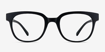 Matte Black Flashback -  Classic Plastic Eyeglasses
