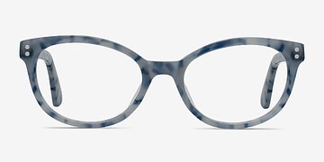 Blue Floral Valentina -  Acetate Eyeglasses