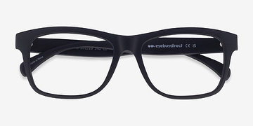 Matte Black Gamble -  Plastic Eyeglasses