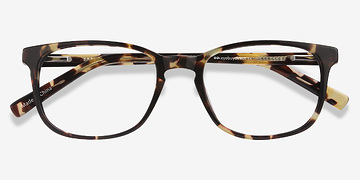 Tortoise Emblem -  Acetate Eyeglasses