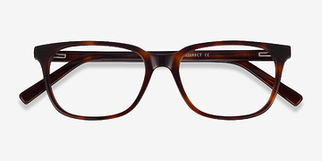 Brown Tortoise Peruse -  Acetate Eyeglasses