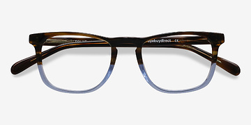 Brown Blue Found -  Acetate Eyeglasses