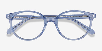Clear Blue Trust -  Acetate Eyeglasses