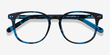 Blue Tortoise Ander -  Geek Acetate Eyeglasses