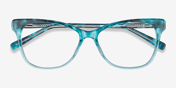 Blue Rosalie -  Colorful Acetate Eyeglasses