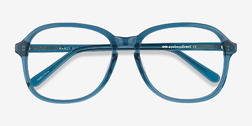 Teal Randy -  Vintage Acetate Eyeglasses