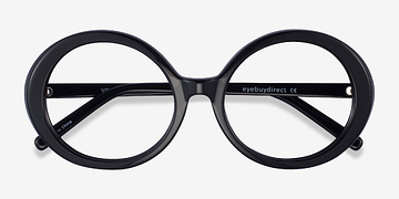 Black Voila -  Acetate Eyeglasses