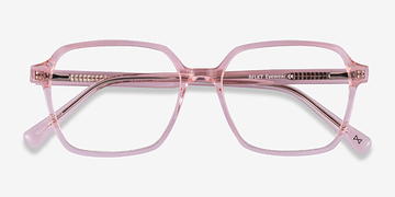 Clear Pink Bucolic -  Fashion Eco Friendly Eyeglasses