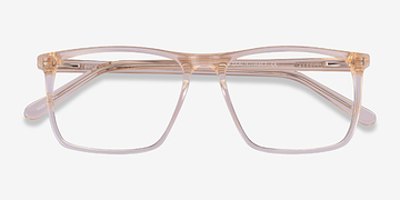 Clear Yellow Fairmont -  Acetate Eyeglasses
