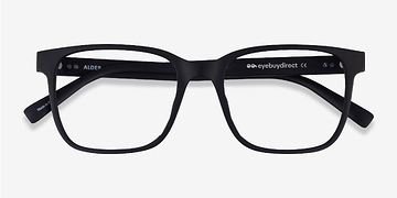 Matte Black Alder -  Plastic Eyeglasses