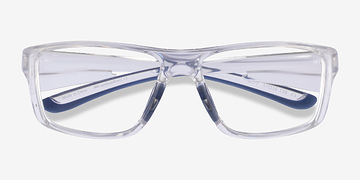 Clear Blue Buff -  Plastic Eyeglasses