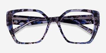 Purple Floral Tulipa -  Acetate Eyeglasses