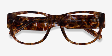 Brown Floral Aine -  Acetate Eyeglasses