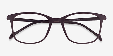 Dark Brown Bamboo -  Plastic Eyeglasses