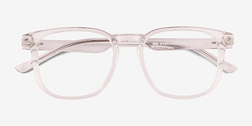 Shiny Clear Banyan -  Plastic Eyeglasses