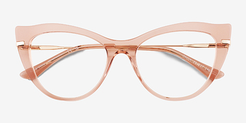 Crystal Pink Calla -  Metal Eyeglasses