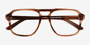 Crystal Brown Clay -  Eco Friendly Eyeglasses