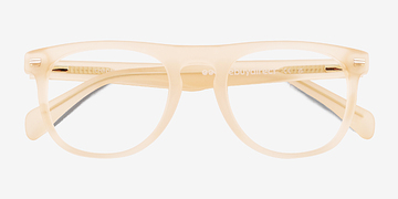 Matte Crystal Melon Chrono -  Acetate Eyeglasses