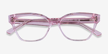 Crystal Light Pink Layla -  Acetate Eyeglasses