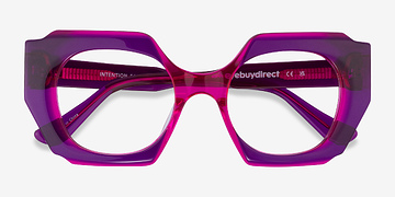Crystal Purple Pink Intention -  Acetate Eyeglasses