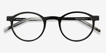 Black Anomaly -  Lightweight Metal Eyeglasses