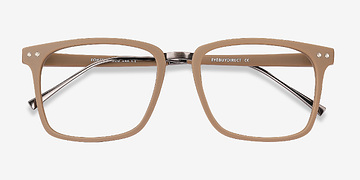 Brown Forte -  Plastic, Metal Eyeglasses