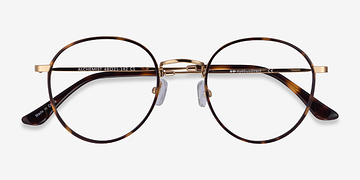 Tortoise Alchemist -  Vintage Acetate, Metal Eyeglasses