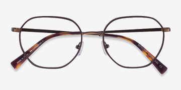 Brown Bronze Satsuma -  Metal Eyeglasses