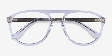 Clear Rustic -  Metal Eyeglasses