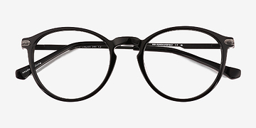Matte Black Boaz -  Metal Eyeglasses