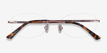 Rose Gold Athena -  Lightweight Metal Eyeglasses