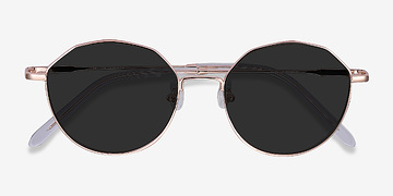 Rose Gold Village -  Vintage Metal Sunglasses
