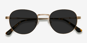 Gold Sun Belleville -  Metal Sunglasses