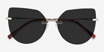 Light Gold Toyah -  Metal Sunglasses